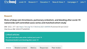 疫情放開(kāi)后，新冠患者靜脈血栓栓塞癥（VTE）的防治需高度關(guān)注！