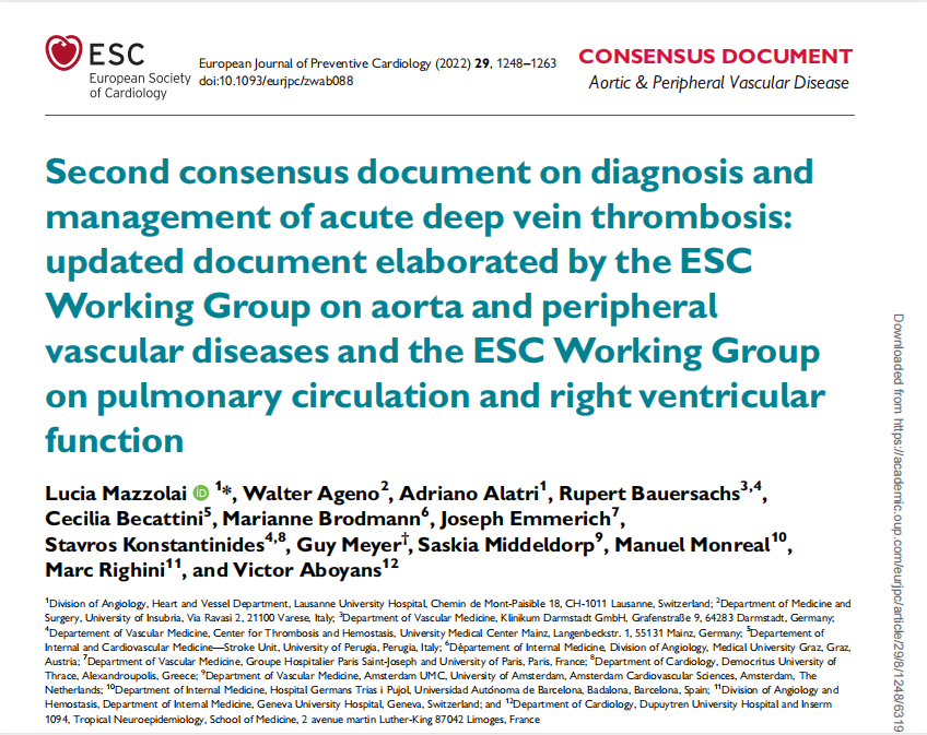 2020-2023年VTE管理指南||共識匯總—國際版